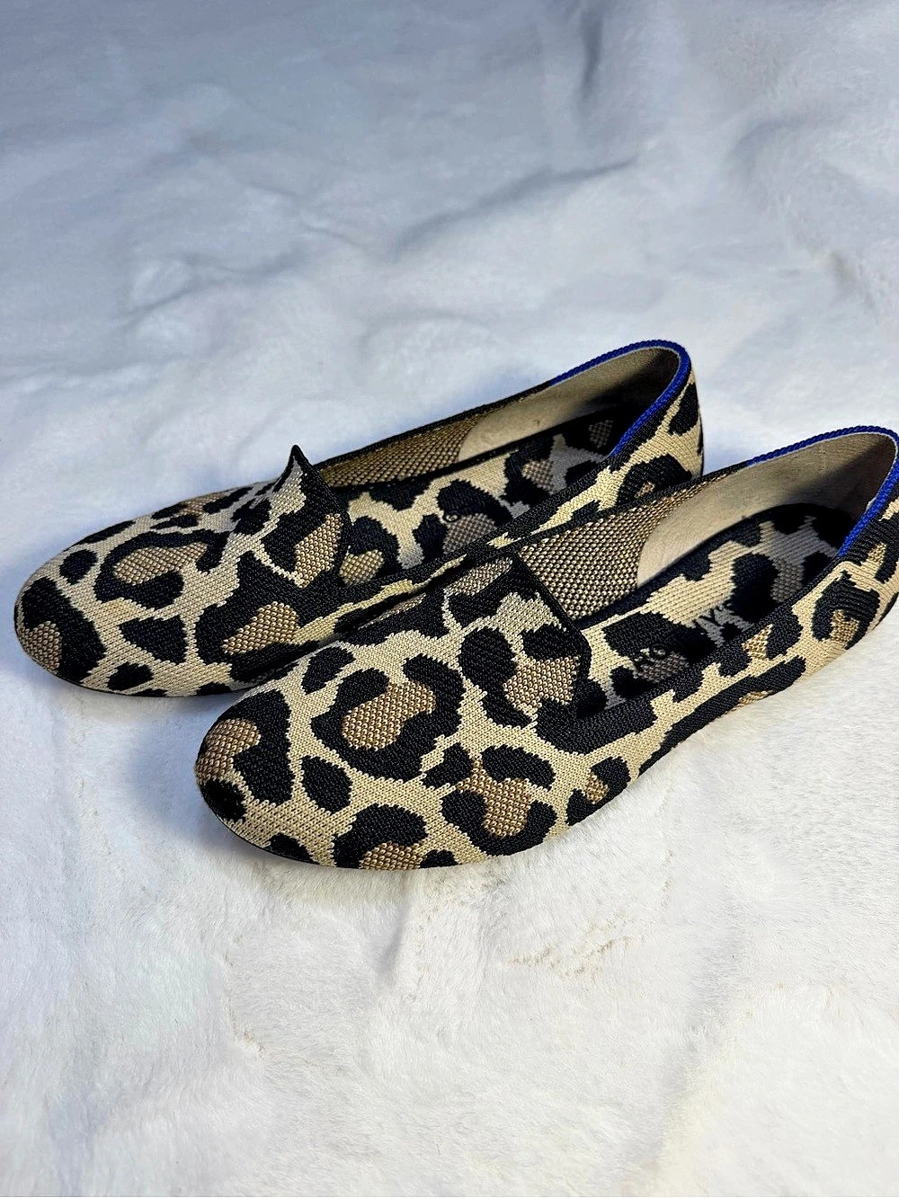 Rothy's The Loafer Leopard Print Flats Size 8 - Picture 10 of 11